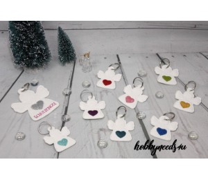 Stickdatei ITH - Schlüsselanhänger Engel Schutzengel - kostenlos für ehrenamtliche Sticker